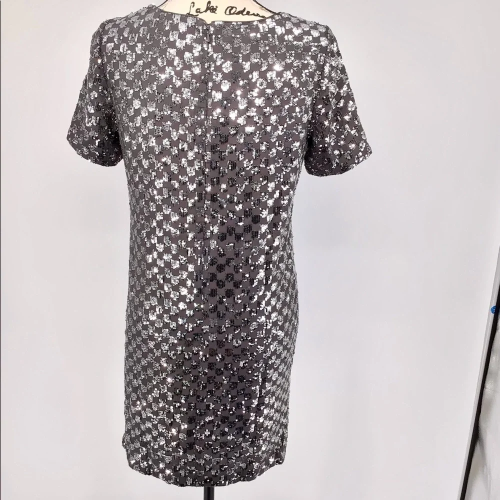 Broadway & Broome Gray Sequin Night Out Dress S - Picture 10 of 14